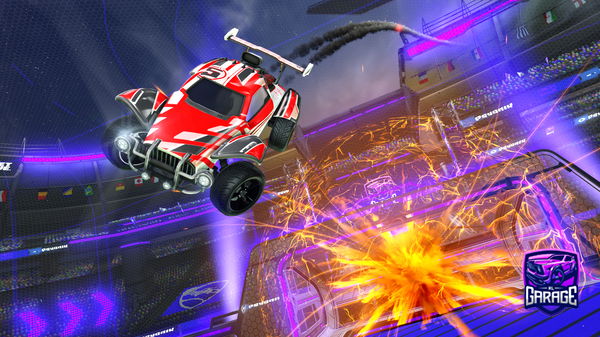 A Rocket League car design from PRGRyan