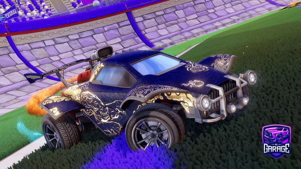 A Rocket League car design from happtsu