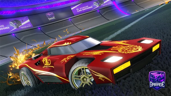 A Rocket League car design from Mimo818S