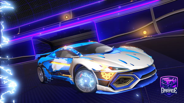 A Rocket League car design from Fl1xxyJG