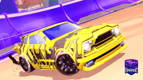 A Rocket League car design from PWRStrix