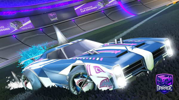 A Rocket League car design from SplitLemon