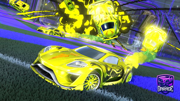 A Rocket League car design from ZxCyanidexz