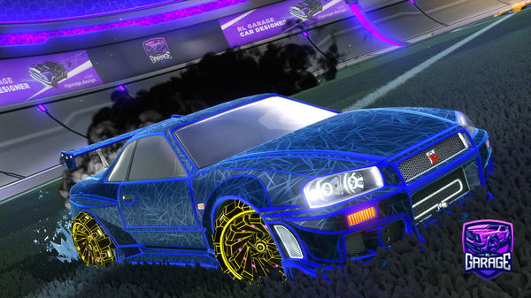 A Rocket League car design from brad499
