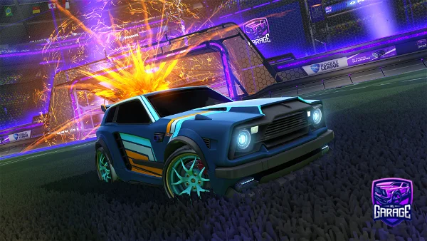 A Rocket League car design from TakeshiFS