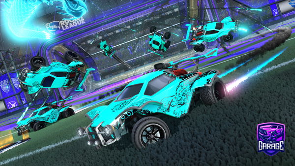 A Rocket League car design from f34rszn