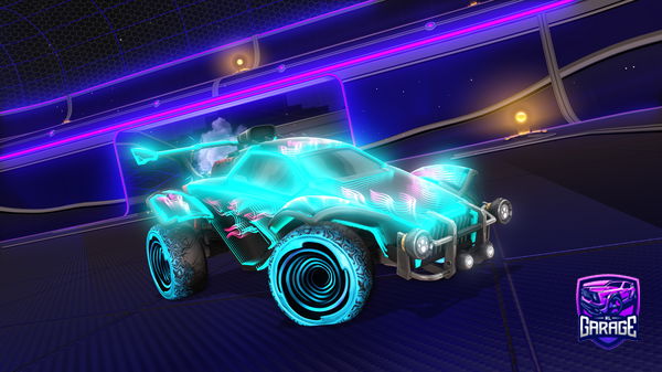 A Rocket League car design from Vector_RE