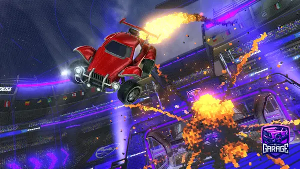 A Rocket League car design from Kadzey