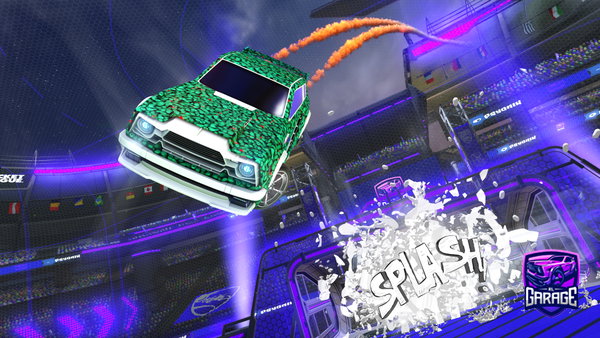 A Rocket League car design from elgara12