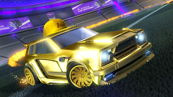 A Rocket League car design from Hazdog1000