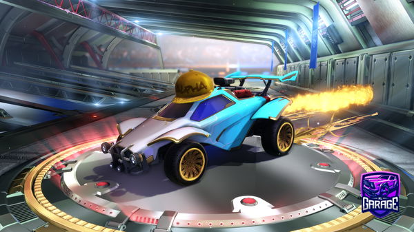 A Rocket League car design from Dvzrl