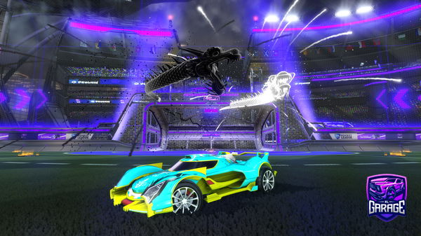 A Rocket League car design from raaloor160