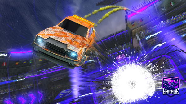 A Rocket League car design from Duckknight28