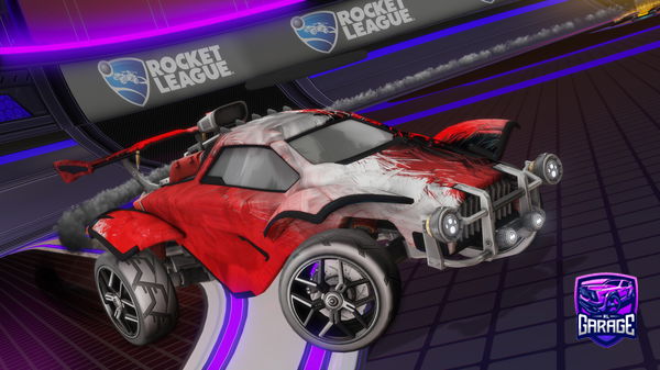 A Rocket League car design from Tophtoph