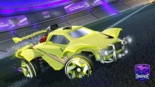 A Rocket League car design from Poweredplayer