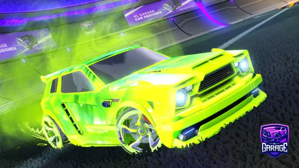 A Rocket League car design from KoiKing7