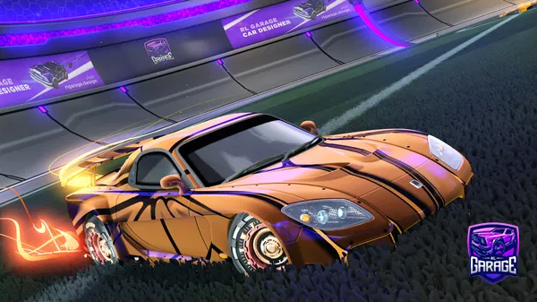 A Rocket League car design from BlueCandyGaming_X