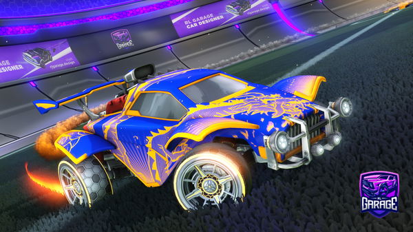 A Rocket League car design from KTPKlipz