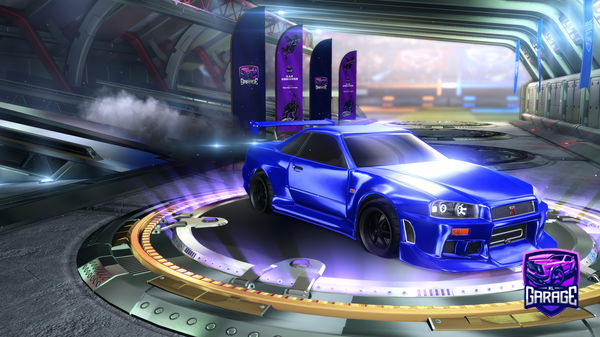 A Rocket League car design from CatchABootyGang