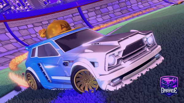 A Rocket League car design from CuteKittyYT