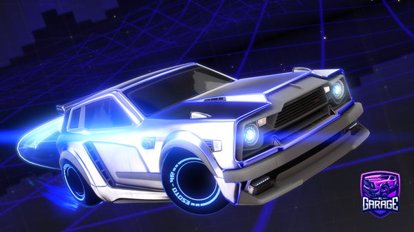 A Rocket League car design from Skullylord