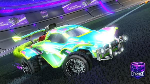 A Rocket League car design from doctorxboxlive