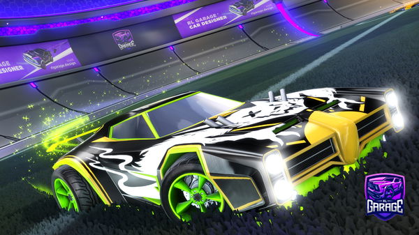 A Rocket League car design from SuperSonicRooke