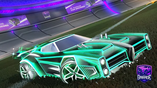 A Rocket League car design from jupjup100