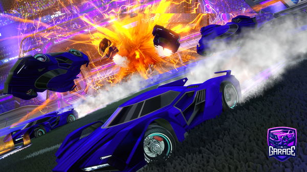 A Rocket League car design from animeexofi