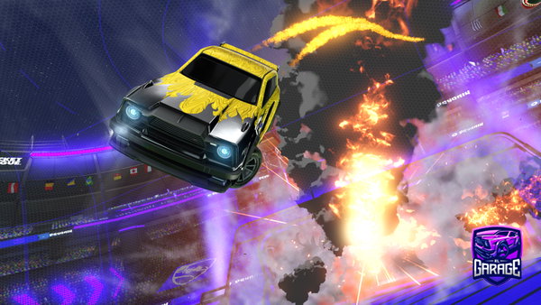 A Rocket League car design from Yuchi