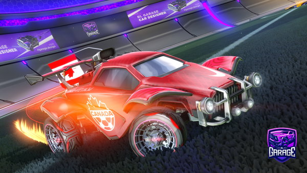 A Rocket League car design from LNG32