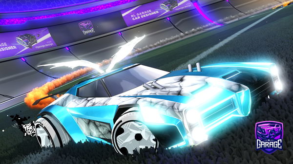 A Rocket League car design from Devxn5006