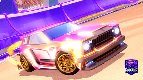 A Rocket League car design from kingm7