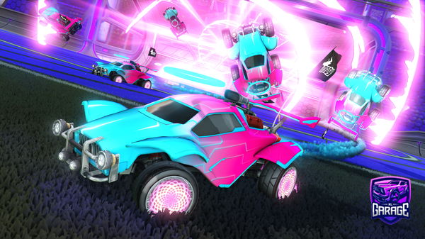 A Rocket League car design from Zoomerwoomer