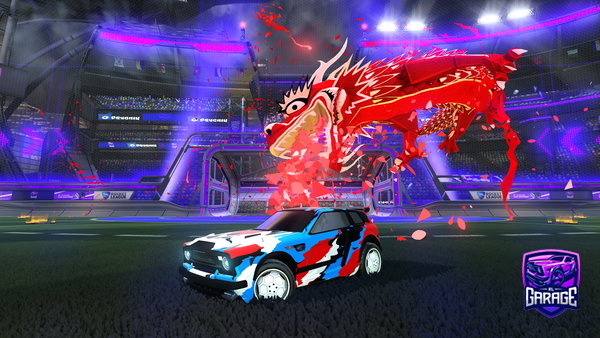 A Rocket League car design from TatemLA007