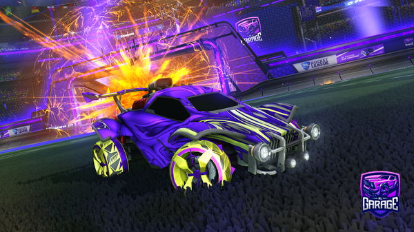 A Rocket League car design from Mauri1415