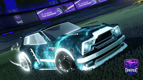 A Rocket League car design from CuttlefishTrading