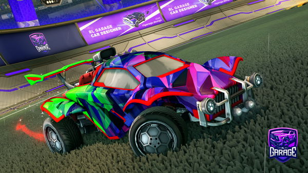 A Rocket League car design from Tigerns