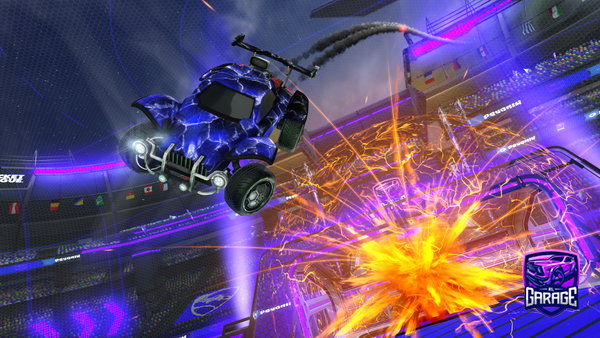 A Rocket League car design from RONE0810