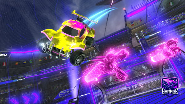A Rocket League car design from nanayweA