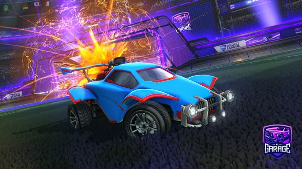 A Rocket League car design from Eltaf