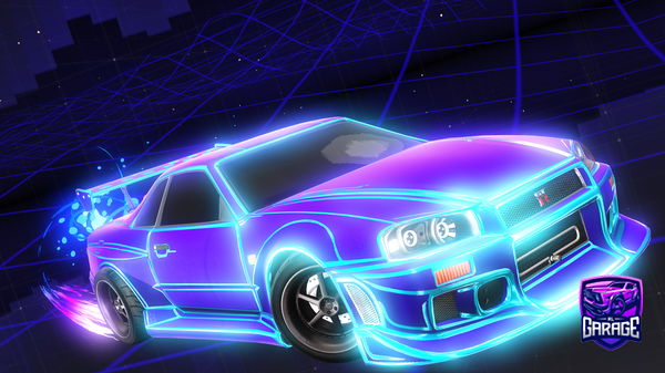 A Rocket League car design from FX_Zeddy