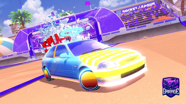 A Rocket League car design from PlatySnakeYT11