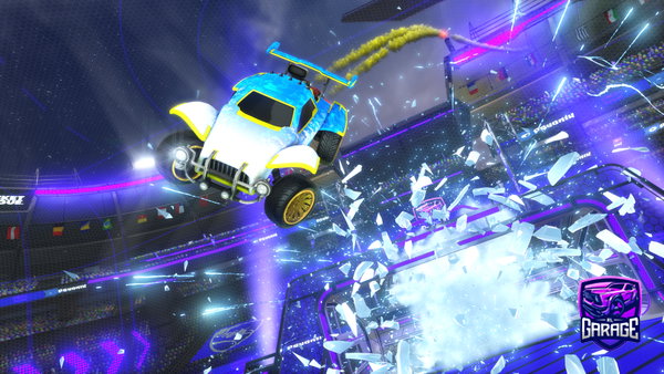 A Rocket League car design from Yotik