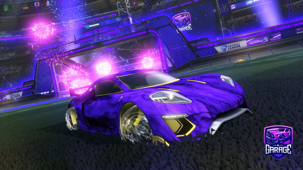 A Rocket League car design from htany