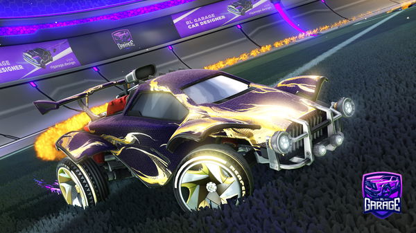 A Rocket League car design from RAMEZV