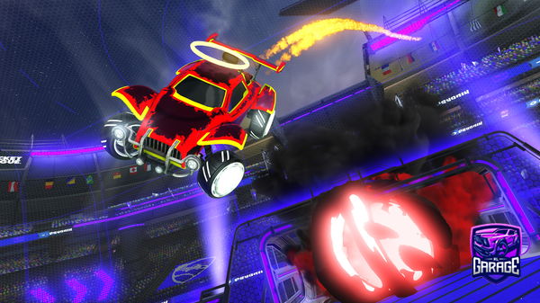 A Rocket League car design from Cripigamer