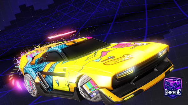 A Rocket League car design from MrRogers143