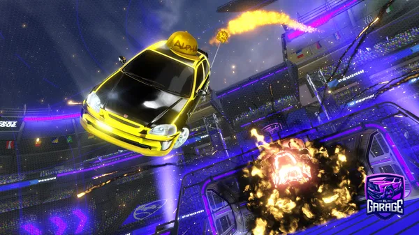 A Rocket League car design from jackarino11