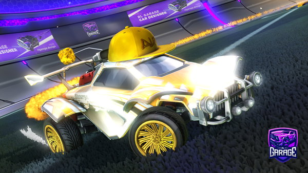 A Rocket League car design from louisbdude